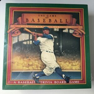 NEW Vintage 1989 The Game Of Baseball Trivia Board Game SEALED NIB Sports Fan